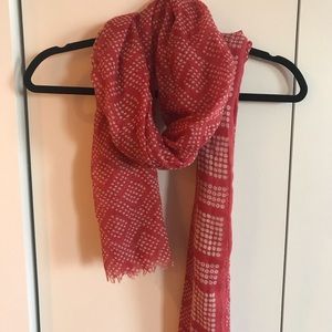 Ralph Lauren - red print summer scarf